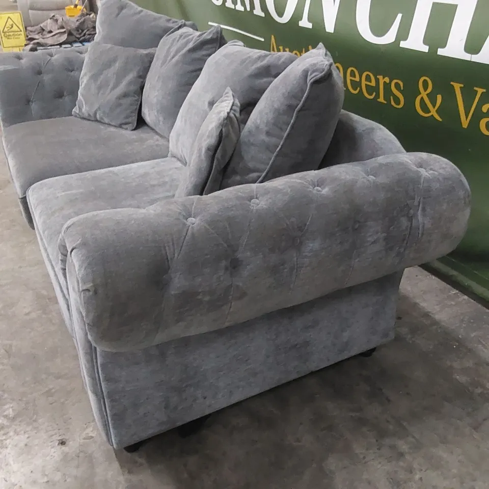 WINDSOR 3 SEATER FABRIC SCATTER BACK SOFA RRP £949