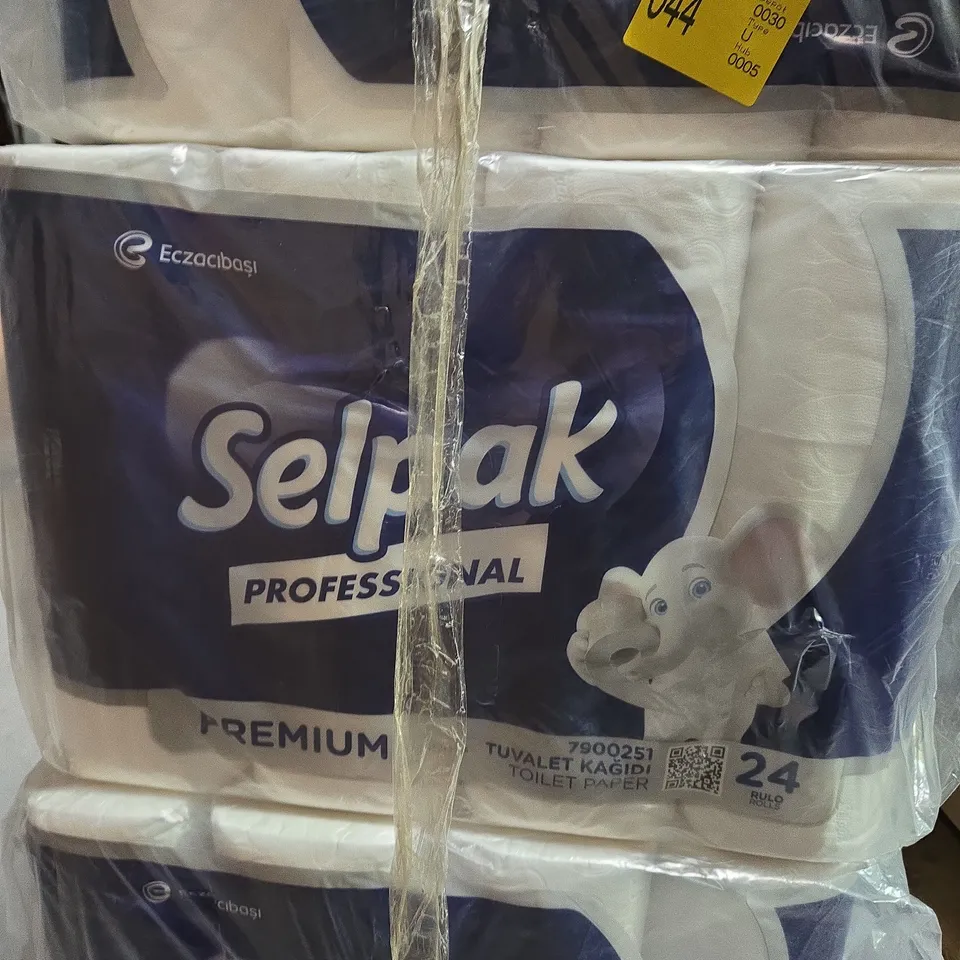 SEALED APPOXIMATELY 15 SELPAK 24 TOLIET ROLLS 