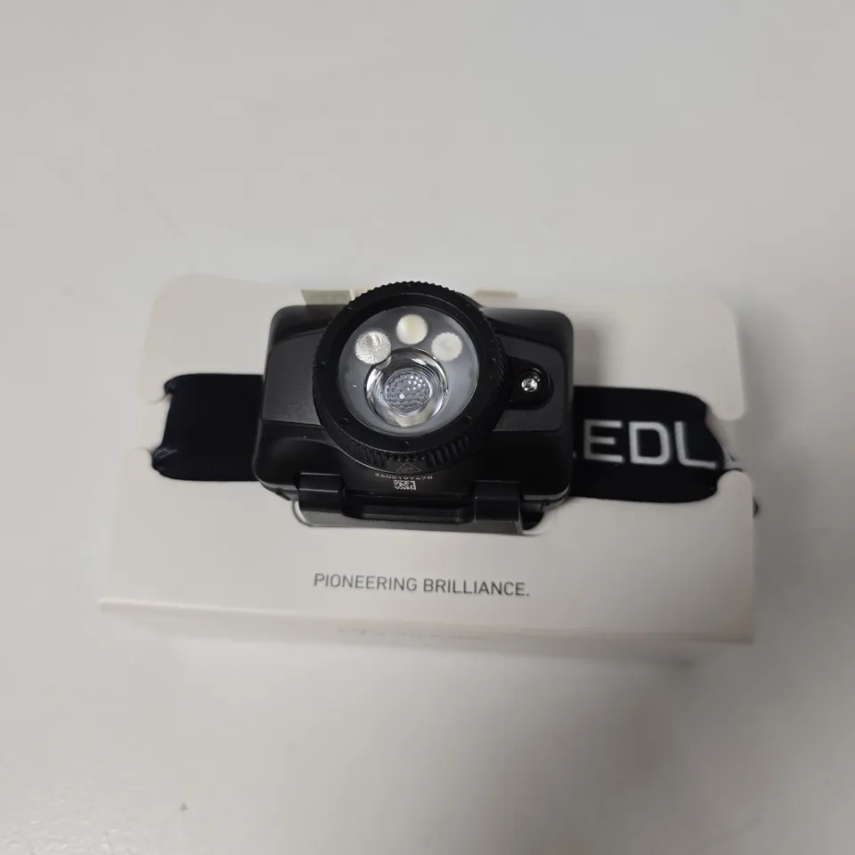 BOXED LEDLENSER HF7R HEADLAMP IN BLACK
