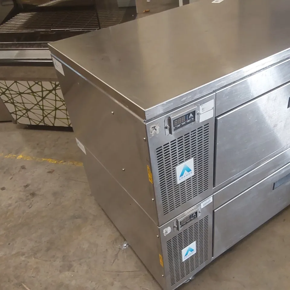 DOUBLE ADANDE DRAWER TEMPERATURE CONTROLLED FOOD STORAGE CABINET