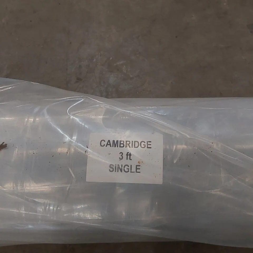 BRAND NEW BAGGED AND ROLLED CAMBRIDGE MATTRESS - 3FT SINGLE