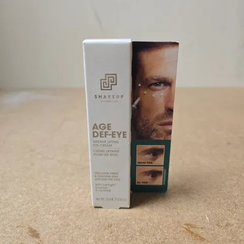 BOXED SHAKEUP COSMETICS AGE DEF-EYE INSTANT LIFTING EYE CREAM (15ML)