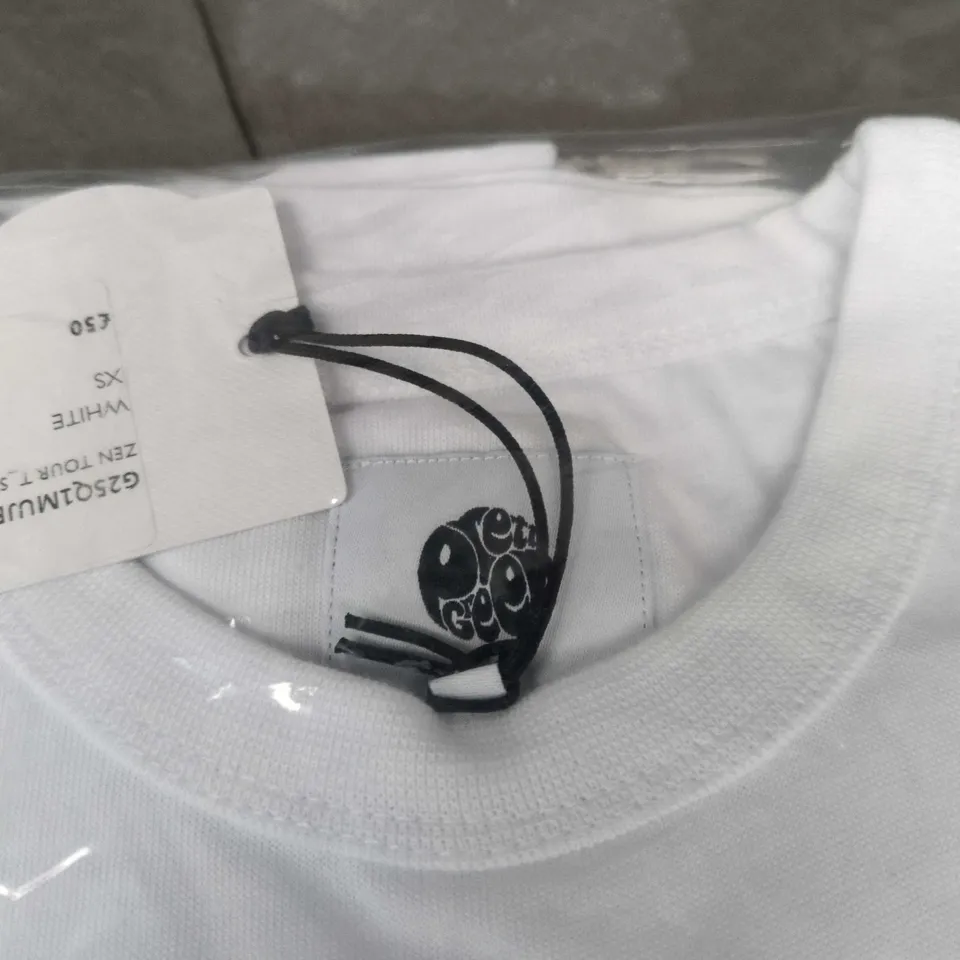 PRETTY GREEN ZEN TOUR T SHIRT – WHITE, XS