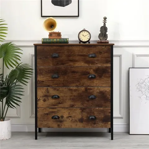 BOXED ALGONQUIN 4-DRAWER CHEST OF DRAWERS (1 BOX)