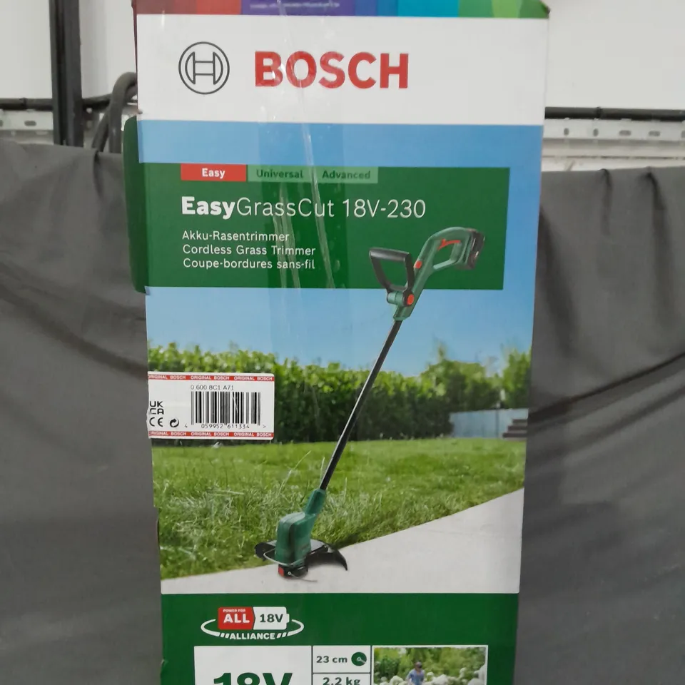 BOXED BOSCH EASYGRASSCUT 18V-230