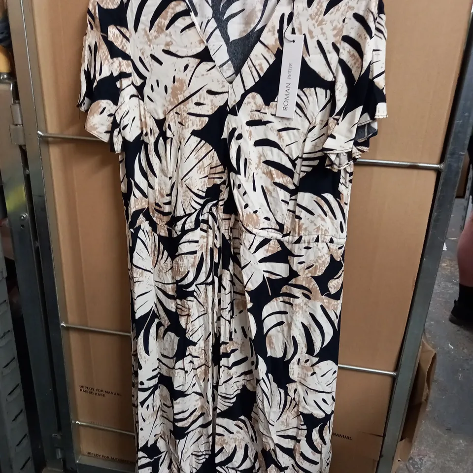 ROMAN PETITE TIE FRONT DRESS - 14