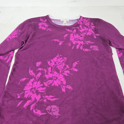 MUDFLOWER WOMENβS TOP β PURPLE FLORAL PRINT, UK 10