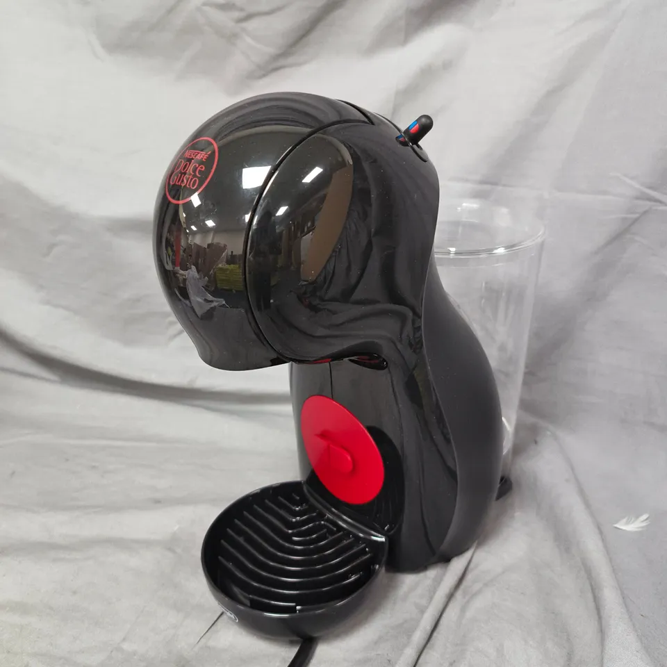 BOXED NESCAFE DOLCE GUSTO PICCOLO XS MANUAL COFFEE MACHINE BLACK BY DELONGHI