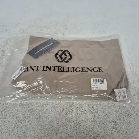 Beige women's sports bra top – ANT INTELLIGENCE