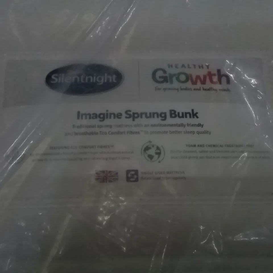 BAGGED SILENTNIGHT IMAGINE SPRUNG 2'6 MATTRESS 