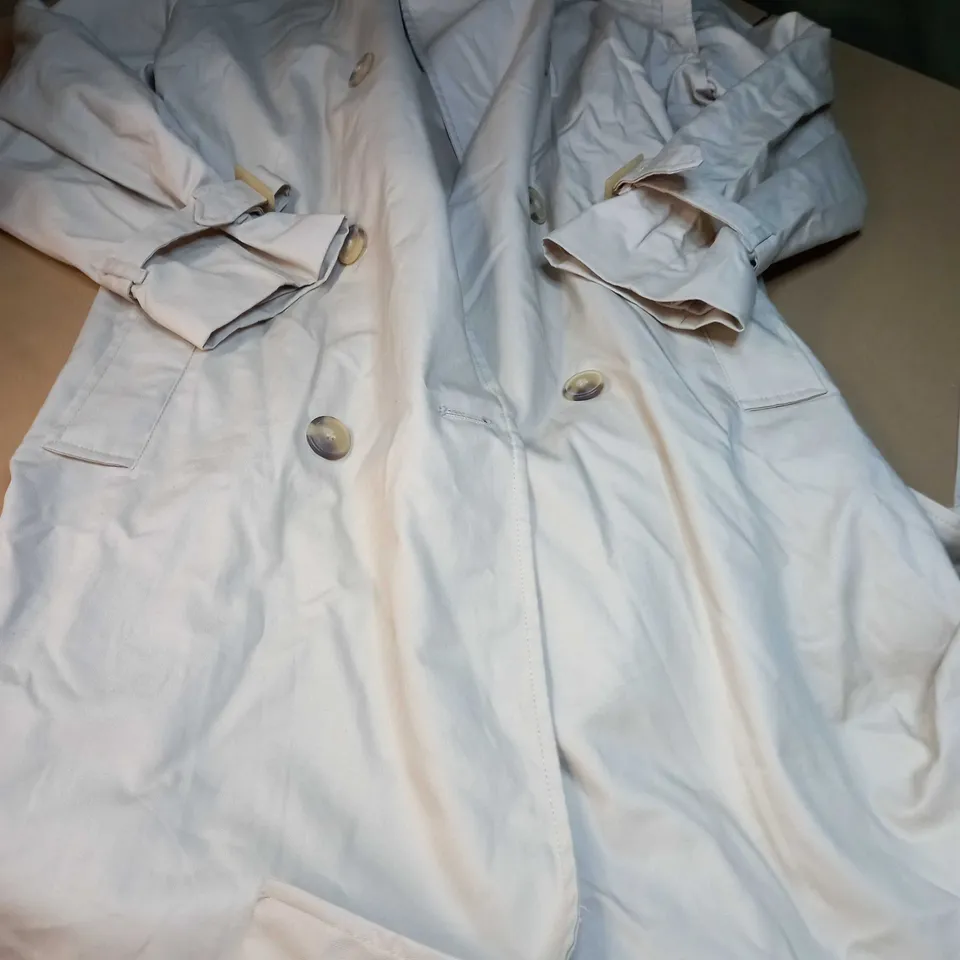 MNG CREAM TRENCH COAT - XL