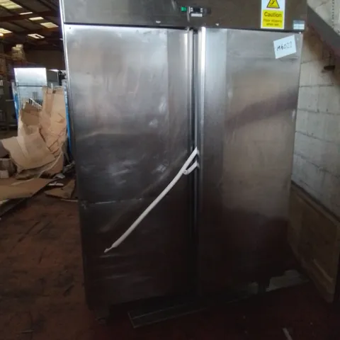 POLARIS COMMERCIAL SPA-TN-140 STAINLESS DOUBLE DOOR REFRIGERATED FOOD STORAGE UNIT