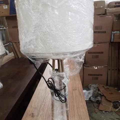 LACI 62CM TABE LAMP - CREAM BASE/GOLD