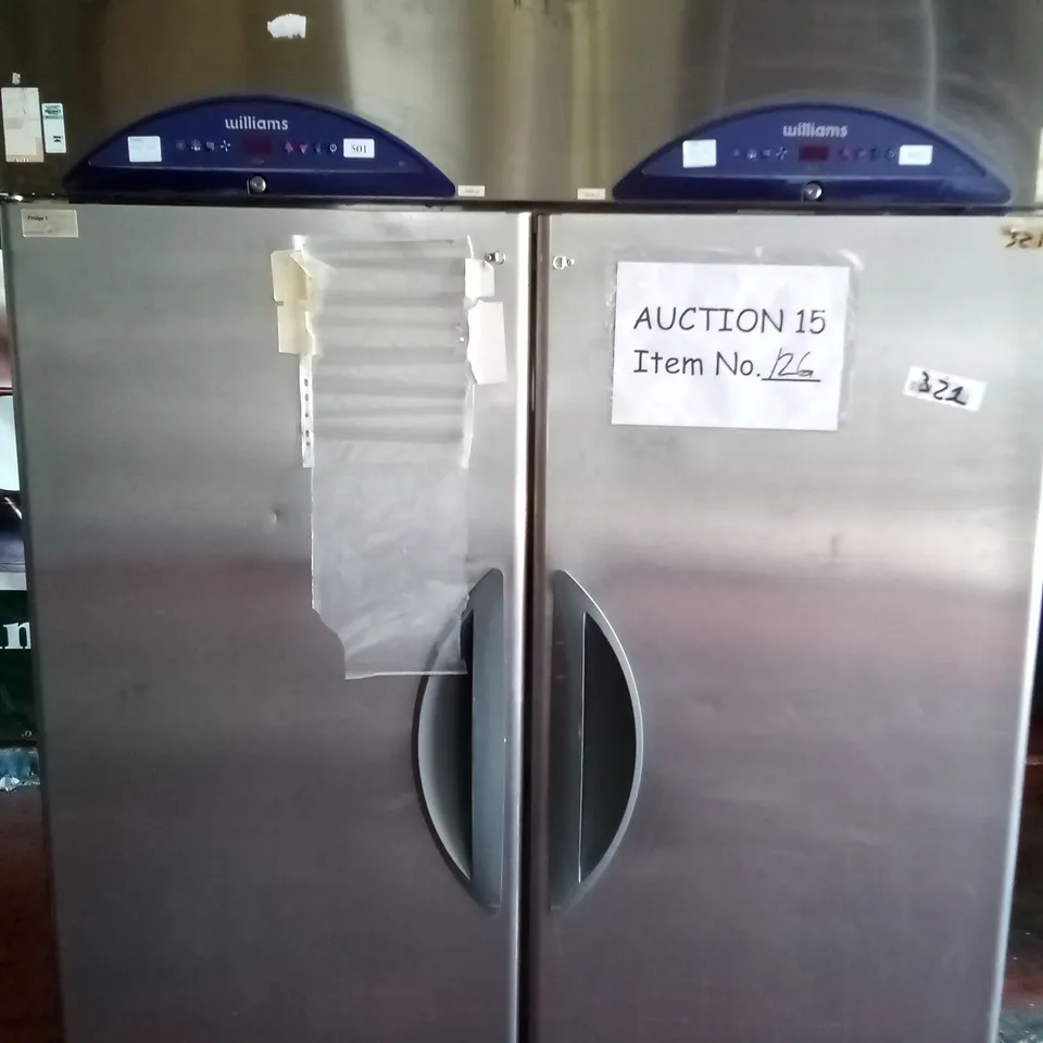 WILLIAMS FG2TSS DOUBLE DOOR FRIDGE