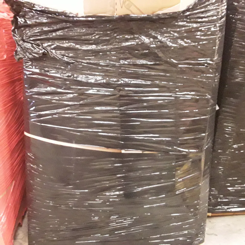 PALLET TO CONTAIN AN ASSORTMENT OF HOUSEHOLD ITEMS TO INCLUDE TENTS, CAT SCRATCHER, POOL CUES AND BABY HIGH CHAIR ECT