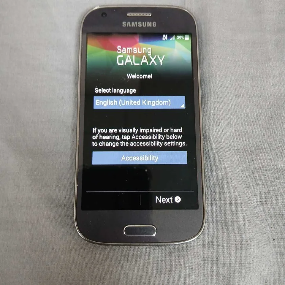SAMSUNG GALAXY SMARTPHONE – BLACK