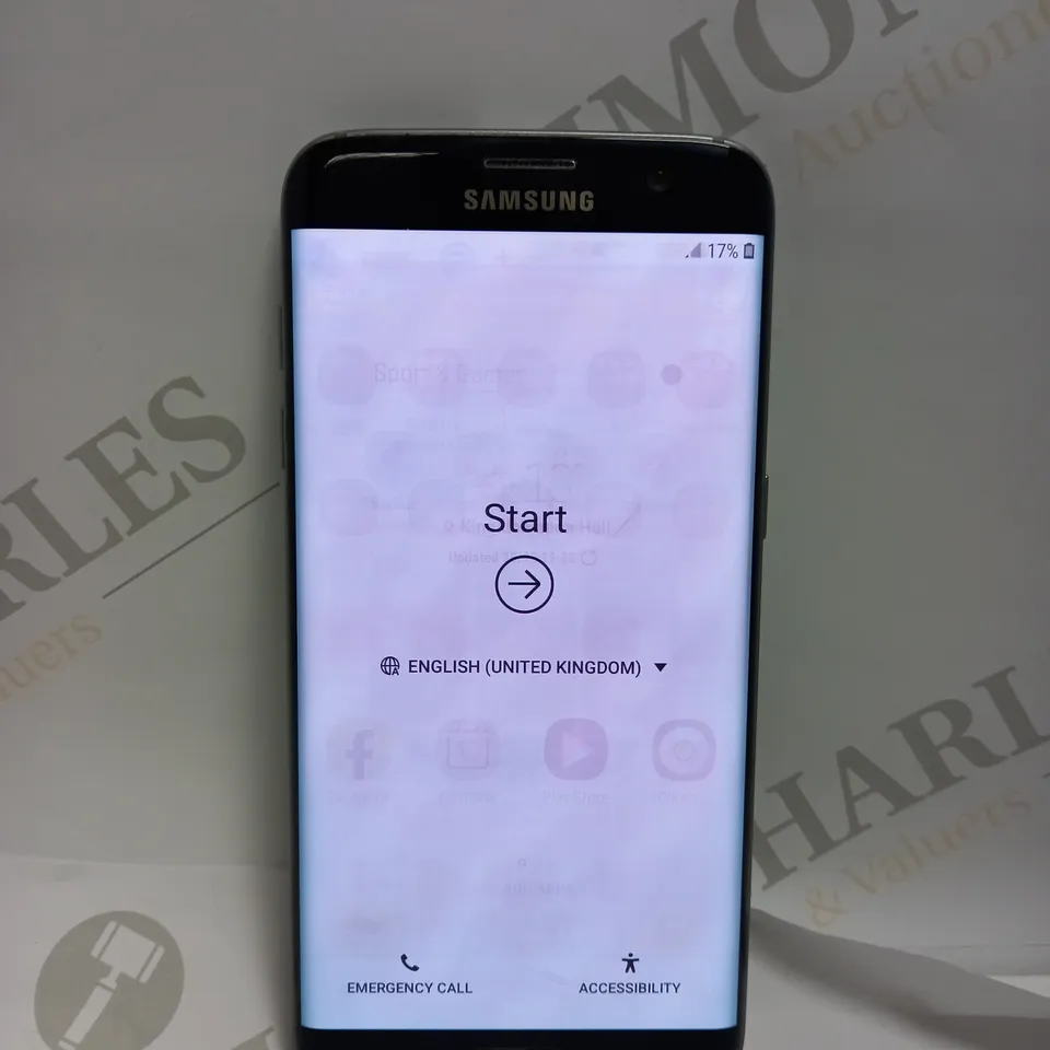 SAMSUNG GALAXY S7 EDGE MOBILE PHONE IN BLACK