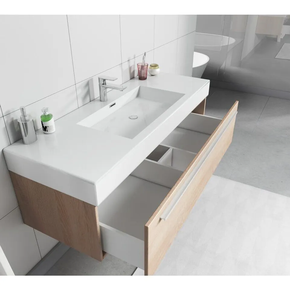 BOXED LETICIA 1200MM WALL HUNG HUNG SINGLE VANITY