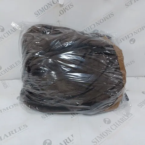 BOXED COZEE HOME FAUX FUR HEATED THROW, CHOCOLATE