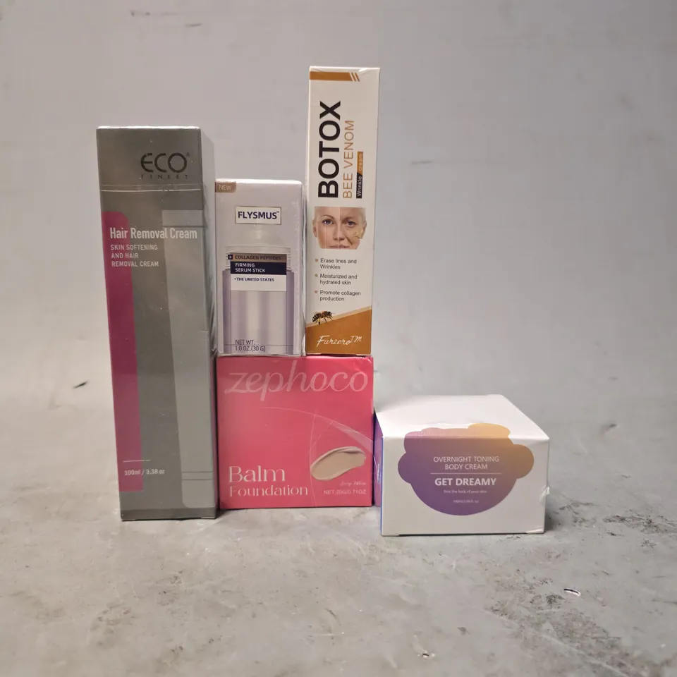 APPROXIMATELY 15 ASSORTED HEALTH & BEAUTY ITEMS TO INCLUDE - BOTOX BEE VENOM , ZEPHOCO BALM - ETC