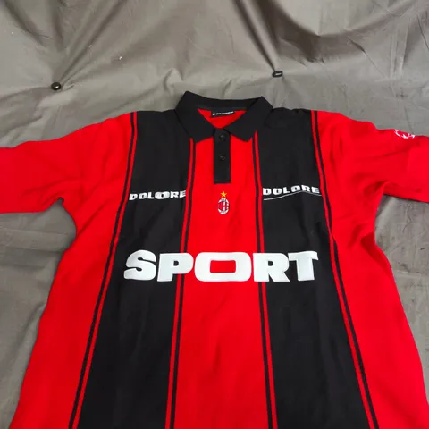 AC MILAN DALORE SPORTS TOP SIZE UNSPECIFIED 