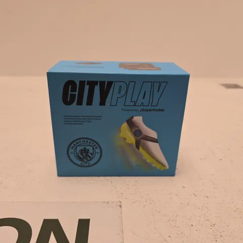 MANCHESTER CITY CITY PLAY PLAYERMAKER AI FOOTBALL PERFORMANCE TRACKER BOXED