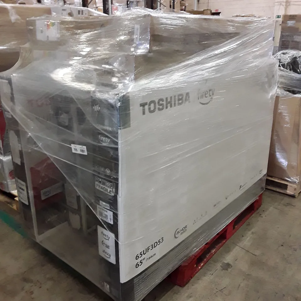 PALLET OF APPROXIMATELY 11 ASSORTED UNTESTED RAW RETUN TV'S TO INCLUDE;