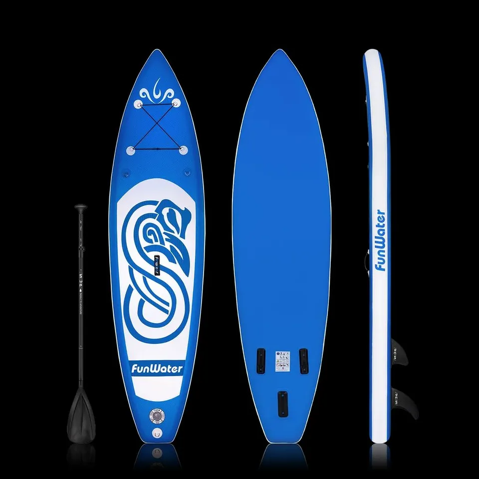 BOXED RAINBOW SNAKE INFLATABLE PADDLE BOARD ACCESSORIES MAY BE MISSING