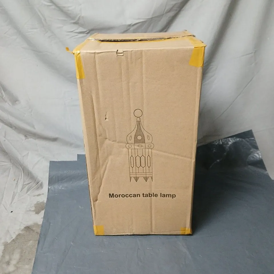 MOROCCAN TABLE LAMP BOXED