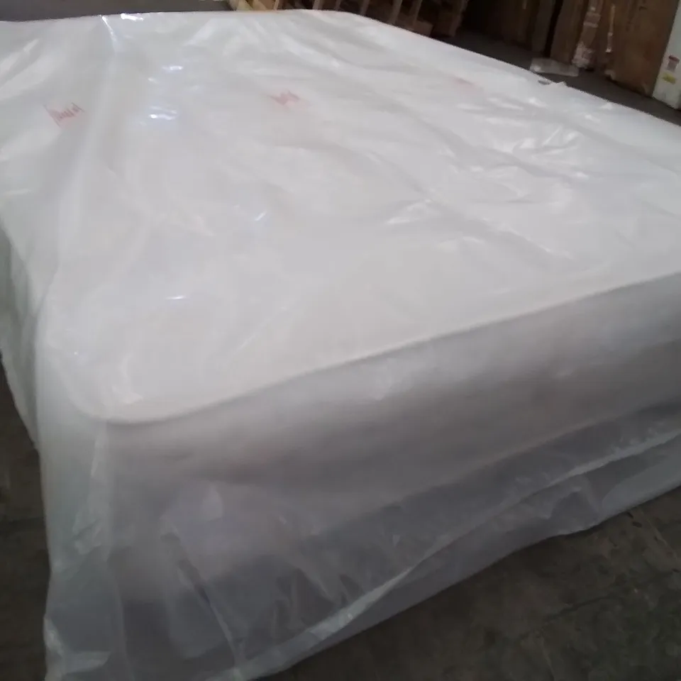 QUALITY BAGGED DOUBLE 135cm AIRSPRUNG LUXURY QUILTED MEDIUM MATTRESS