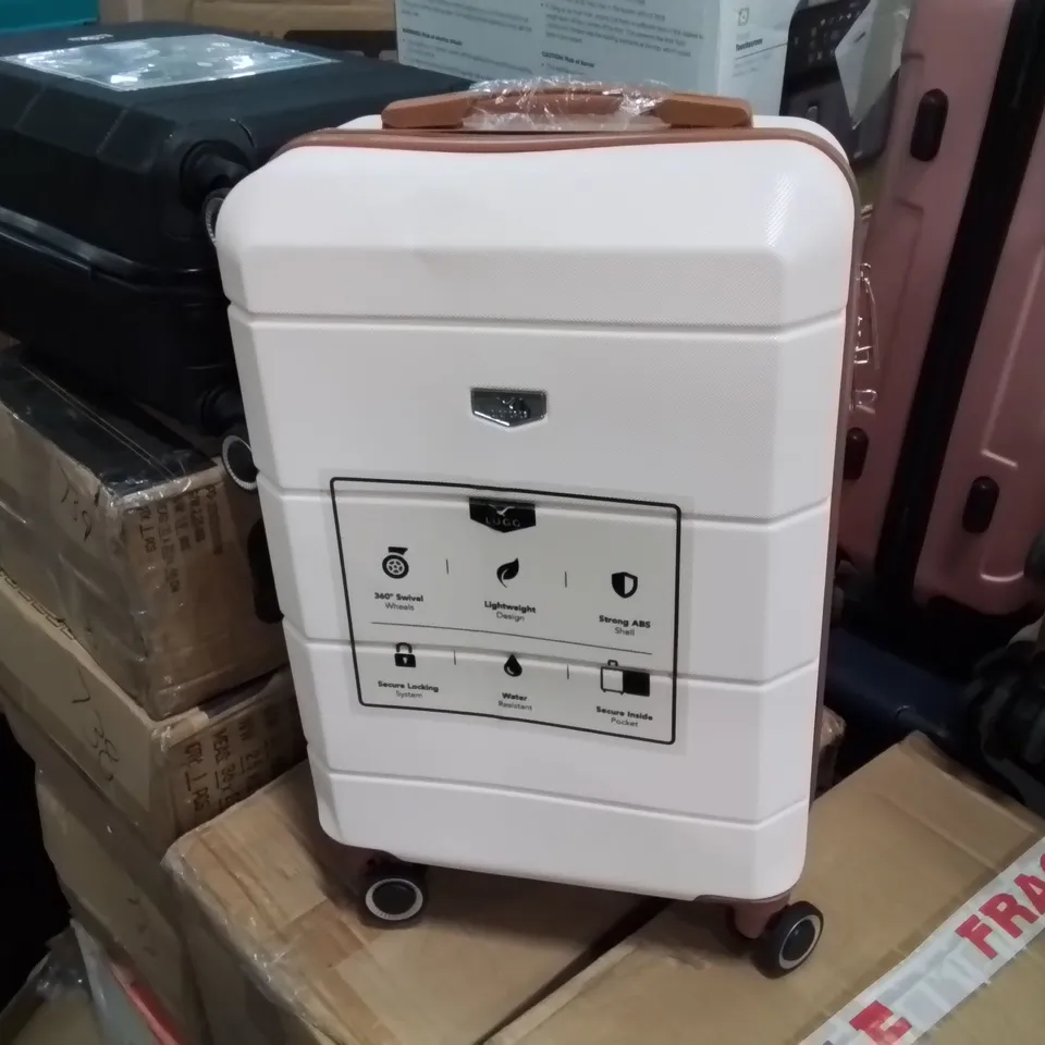 SMALL SUITCASE CREAM & BROWN
