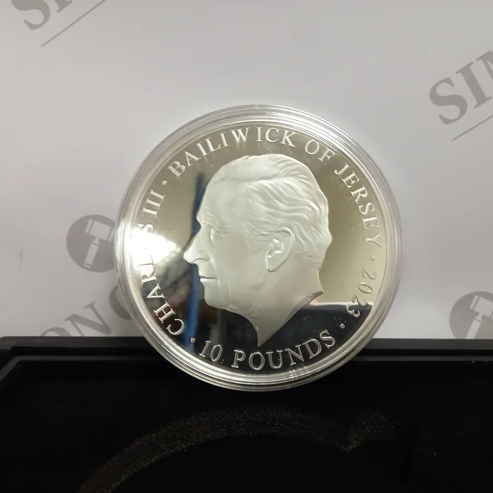 CORONATION OF KING CHARLES KING'S SPEECH SILVER PROOF 5OZ COIN