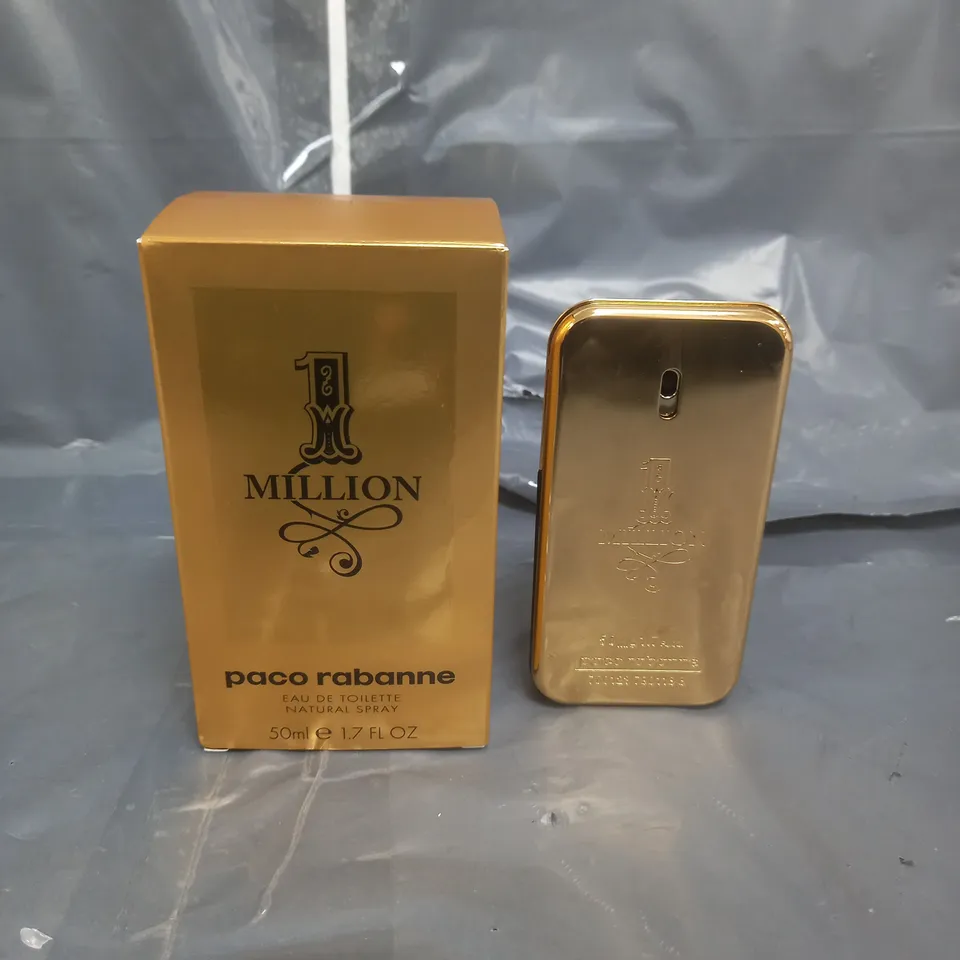 BOXED PACO RABANNE 1 MILLION MENS 50ML EDT