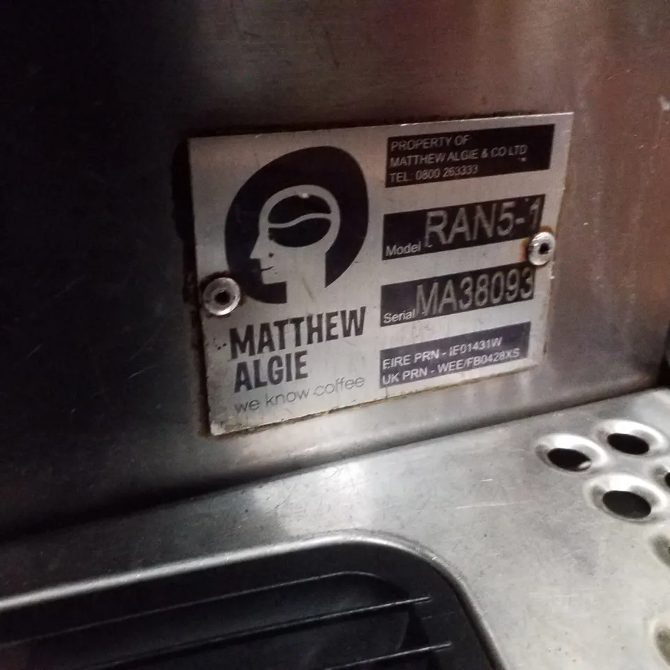 RANCILIO RAN5-1 COMMERCIAL BARRISTA COFFEE MACHINE