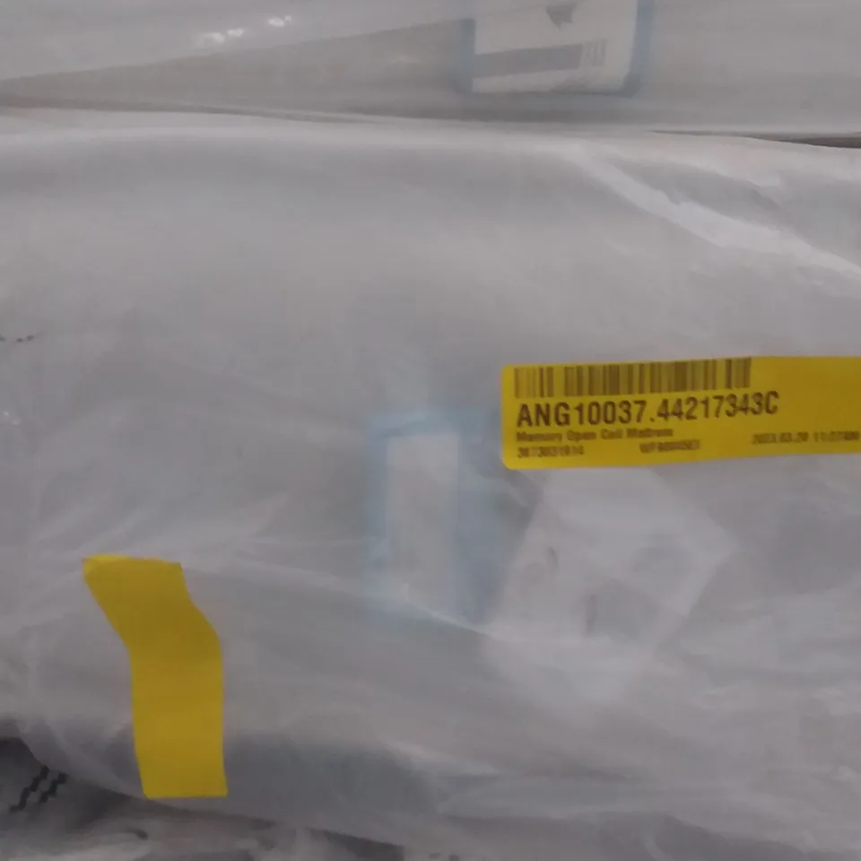 QUALITY BAGGED MEMORY OPEN COIL KINGSIZE 5FT MATTRESS