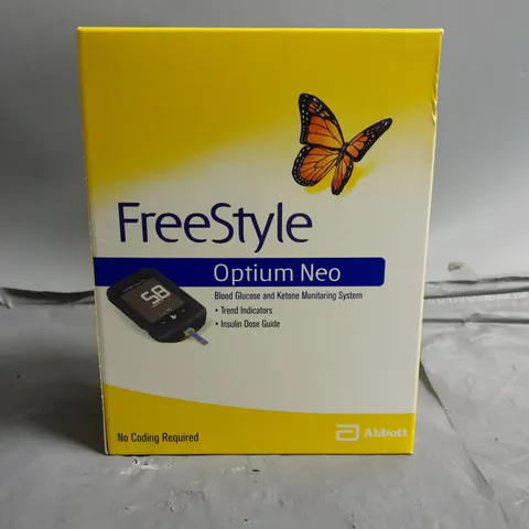 SEALED FREESTYLE OPTIUM NEO BLOOD GLUCOSE AND KETONE MONITORING SYSTEM