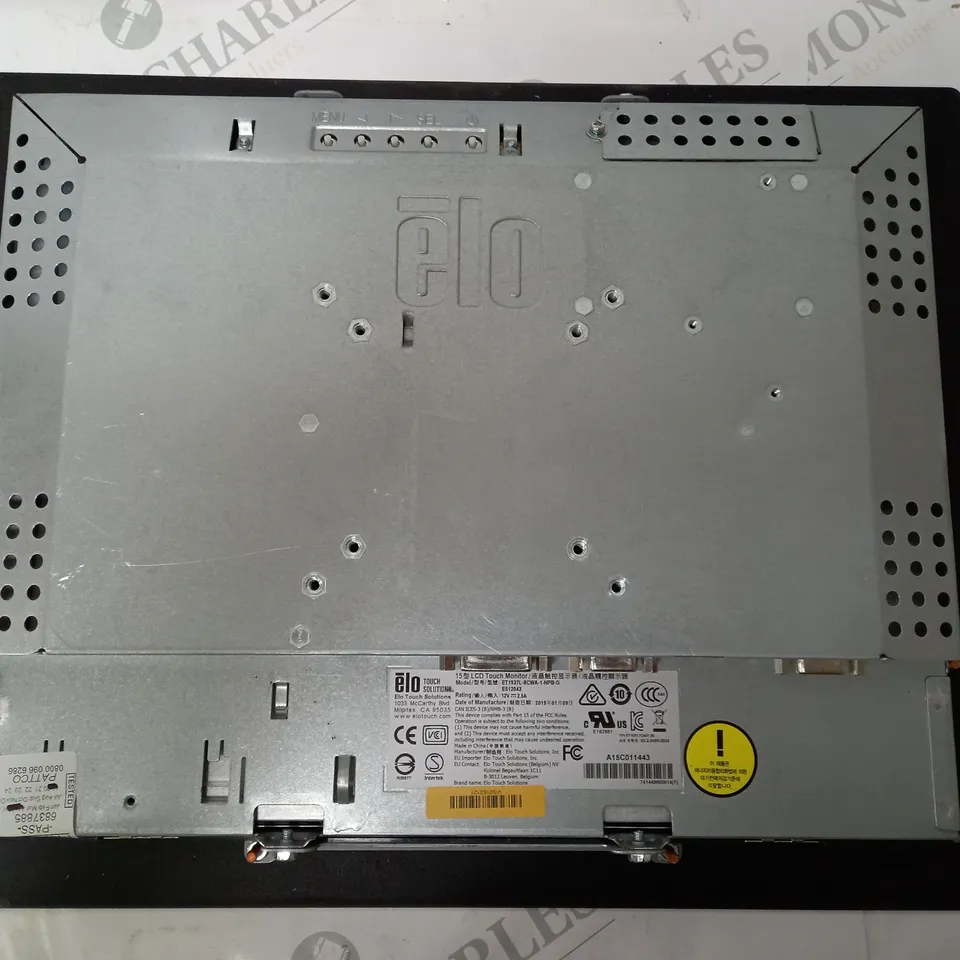 ELO TOUCHSYSTEMS 15" TOUCHSCREEN MONITOR ET1537L