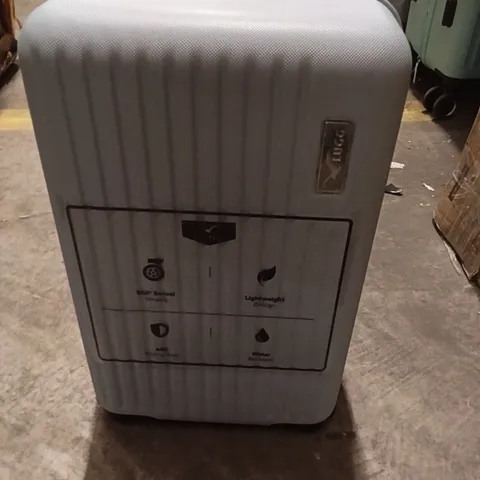UNBOXED KEPLIN LUGG TRAVEL SUITCASE WITH WHEELS LIGHT BLUE COLOUR SMALL SIZE