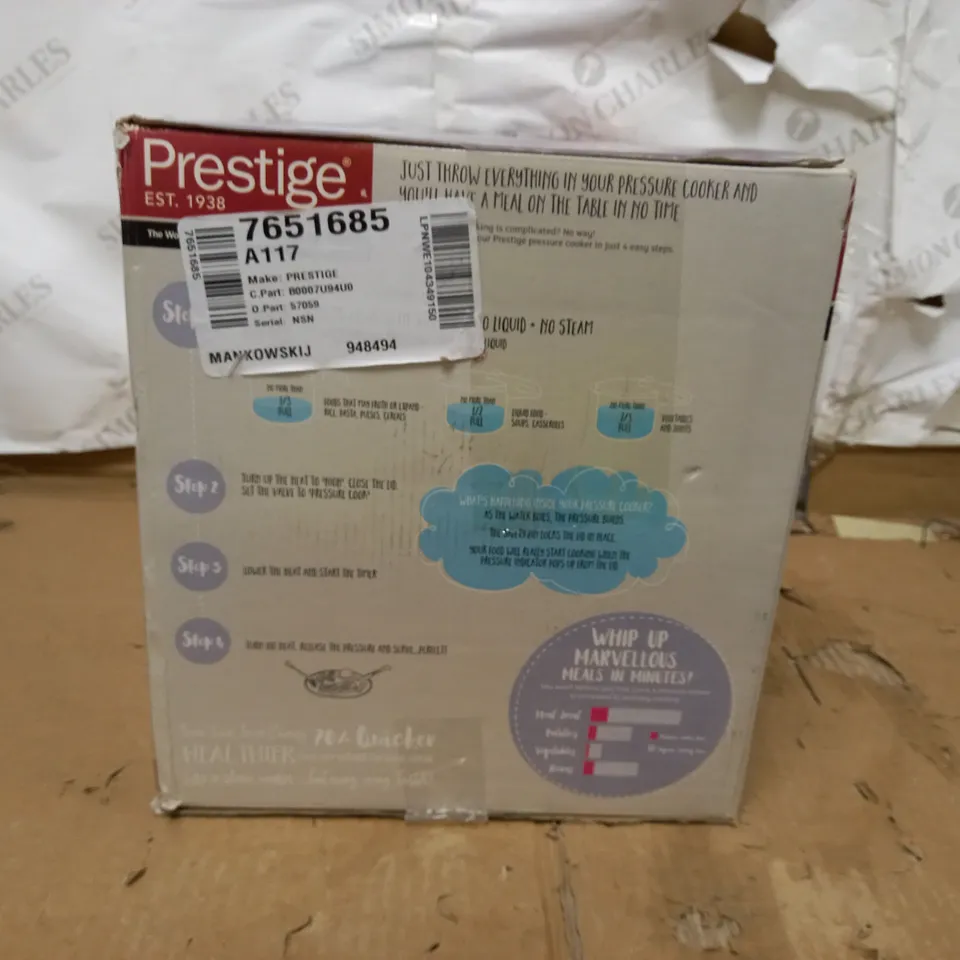 PRESTIGE HIGH DOME PRESSURE COOKER