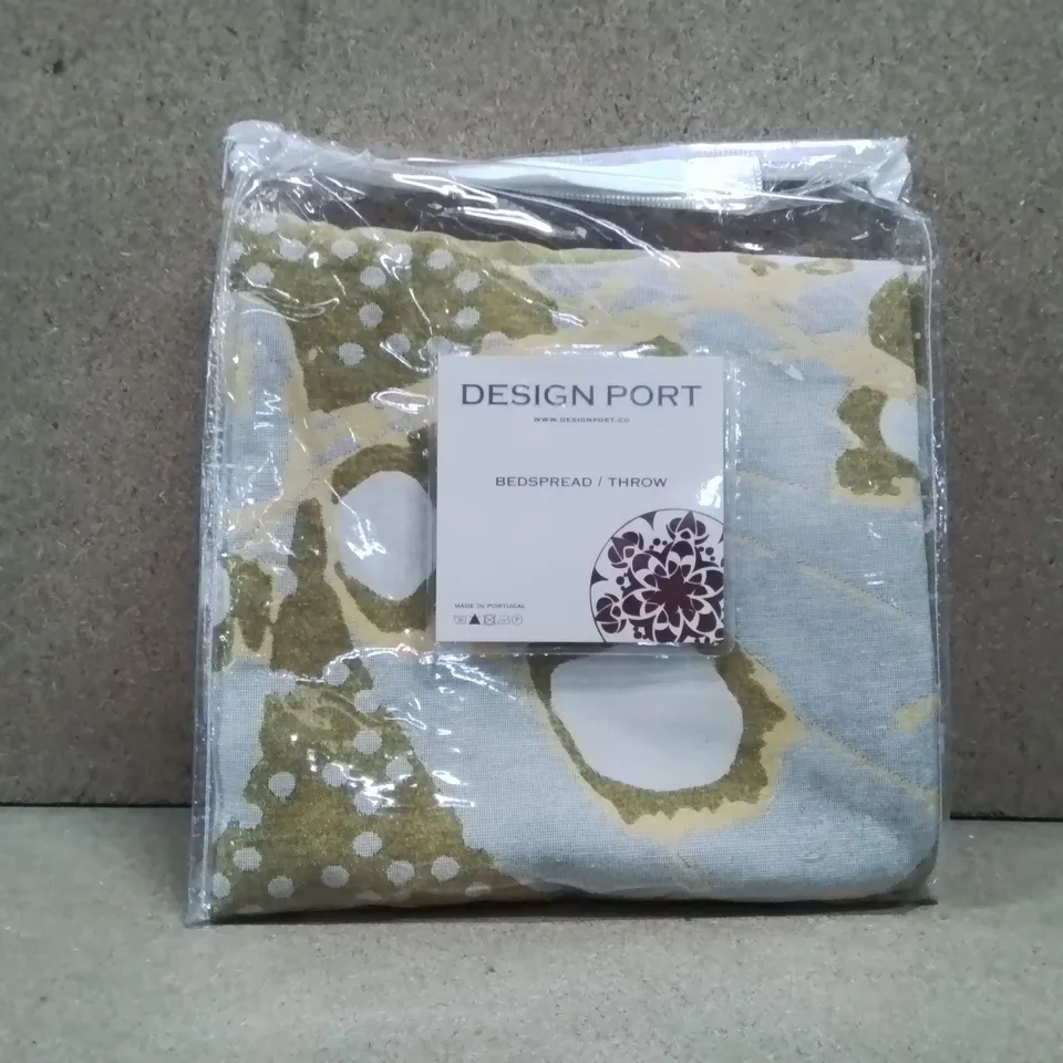 BRAND NEW DESIGN PORT BED SPREAD/ THROW  - ORCHE