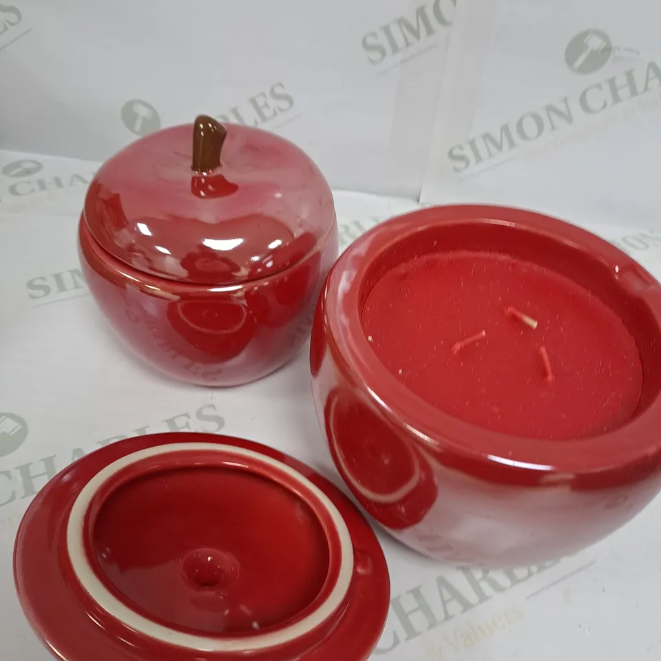 BOXED HOMEWORX SCENTED CANDLE - DELICIOUSLY APPLE