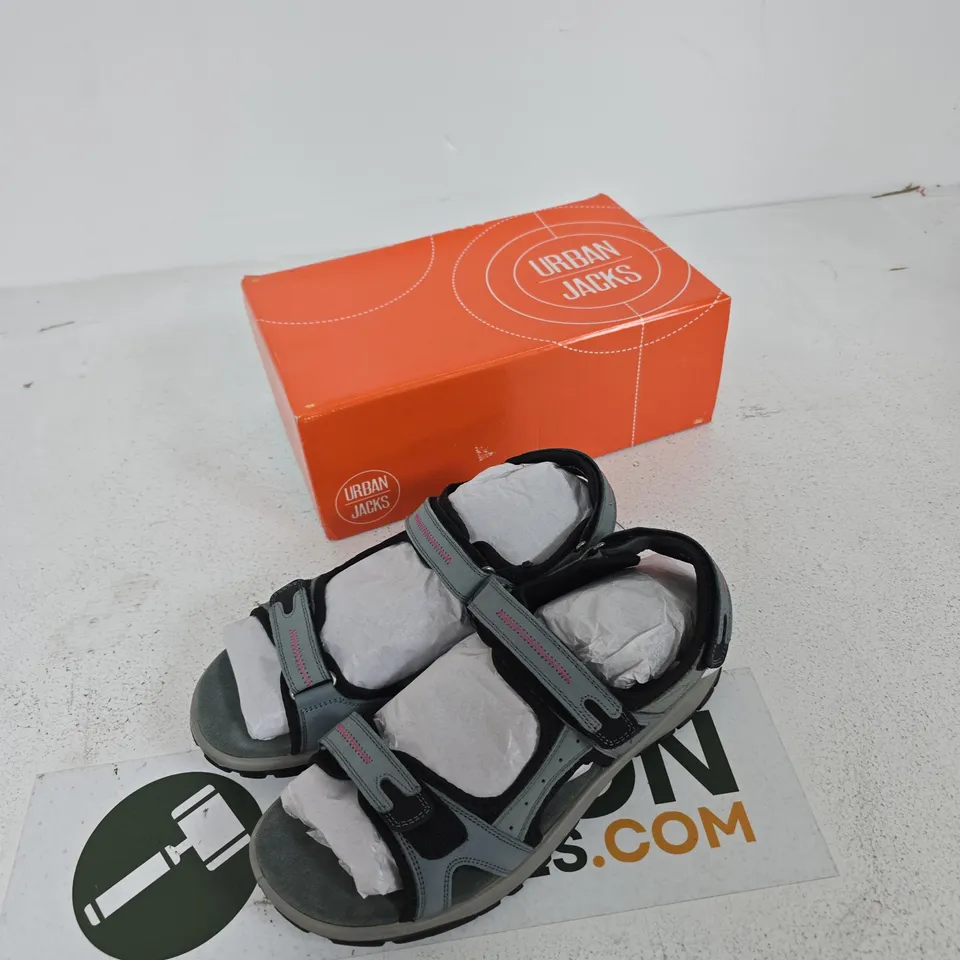 URBAN JACKS MANDY SANDALS – UK 7 (EU 40) – NAVY MULTI