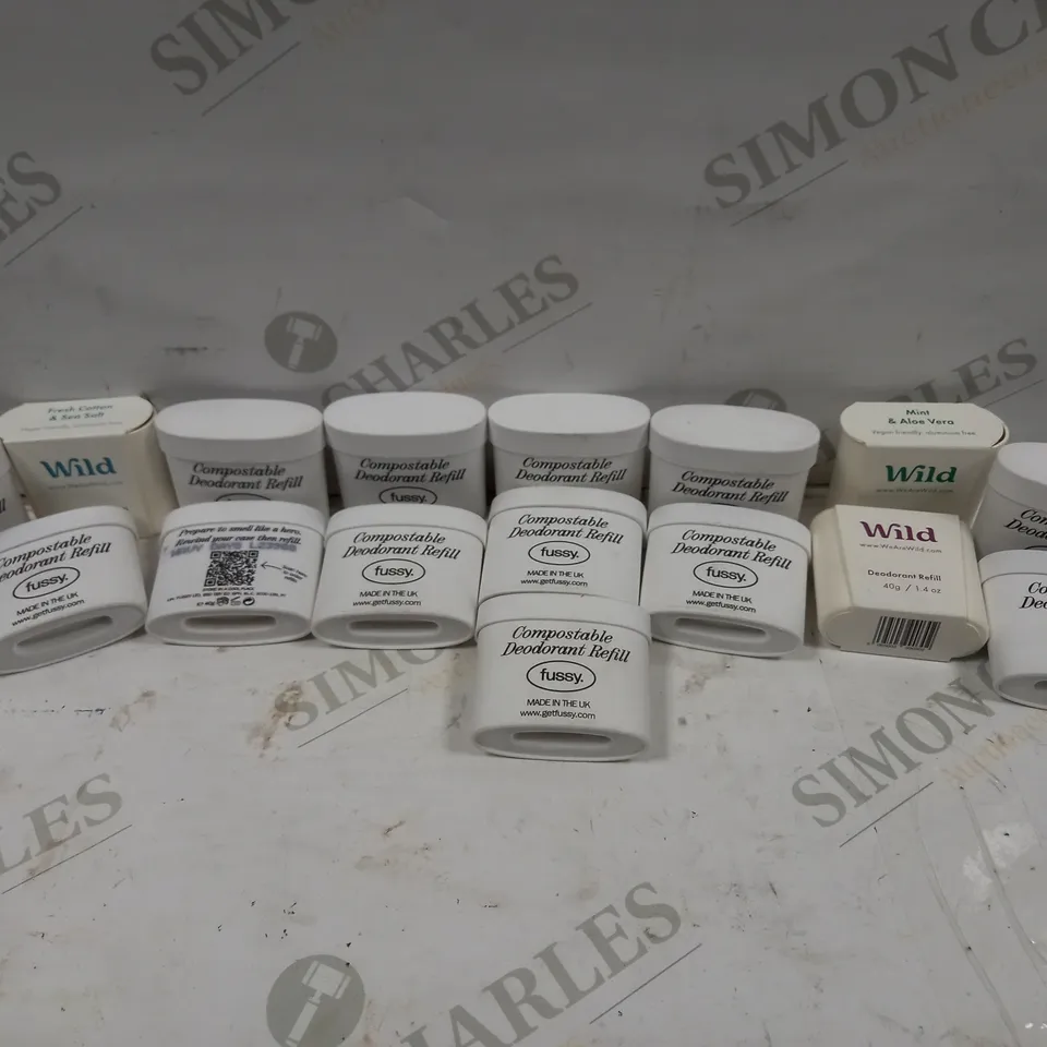 LOT OF 16 SMALL DEODORANT REFILLS