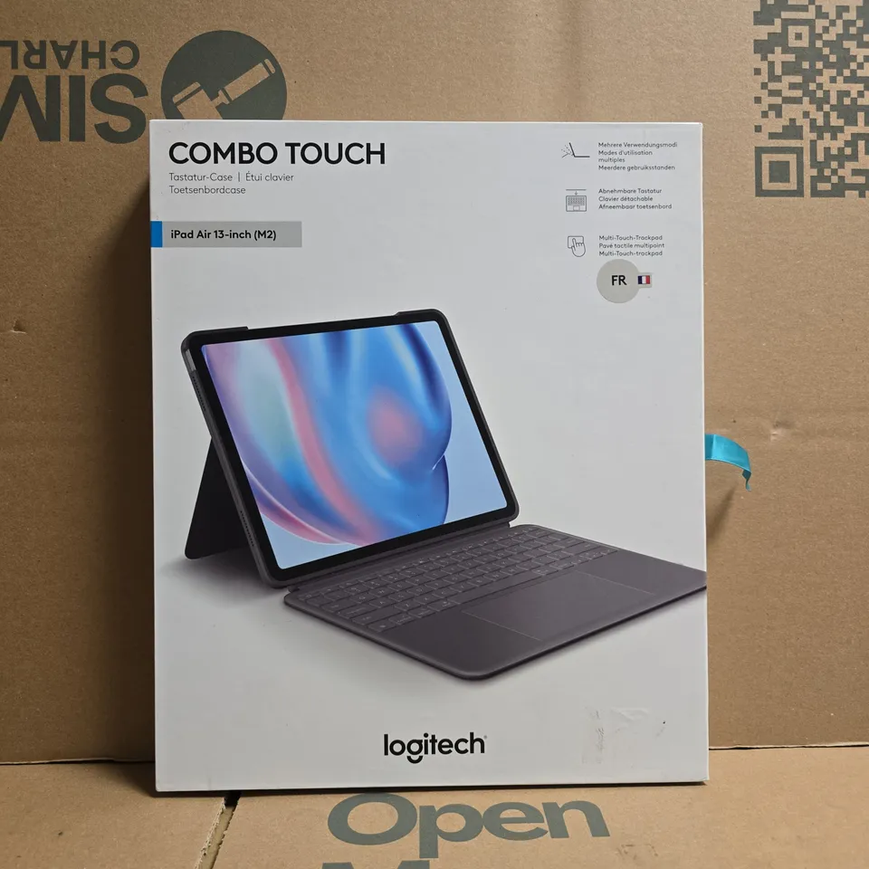 LOGITECH COMBO TOUCH KEYBOARD CASE FOR IPAD AIR 13-INCH (M2) FRENCH