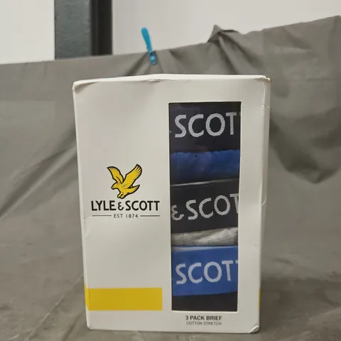 LYLE & SCOTT 3-PACK BRIEFS – SIZE XXL