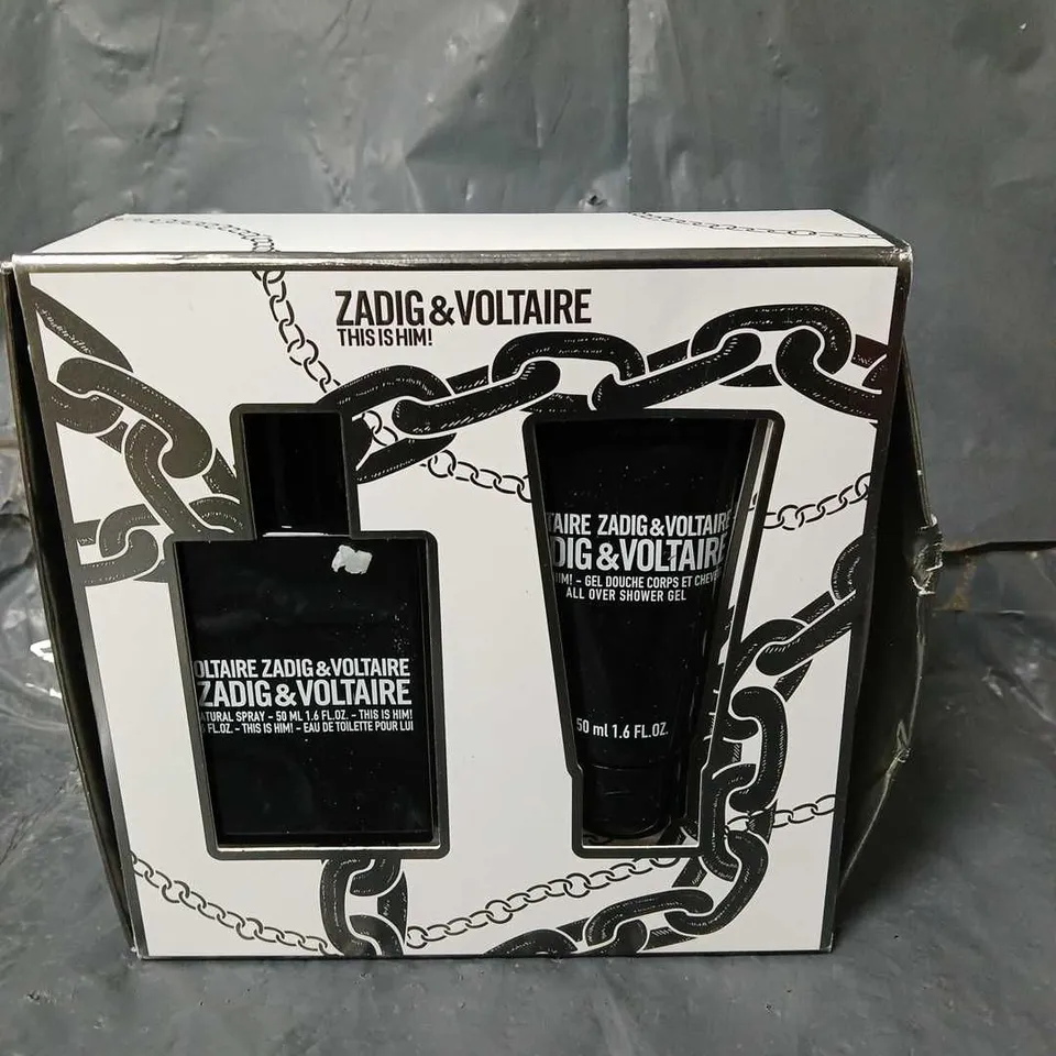 ZADIG & VOLTAIRE THIS IS HIM! EAU DE TOILETTE 50ML AND SHOWER GEL 50ML