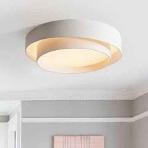 BOXED CADISHA 1-LIGHT 40CM MINIMALISM ACRYLIC LED FLUSH MOUNT CEILING LIGHT (1 BOX)