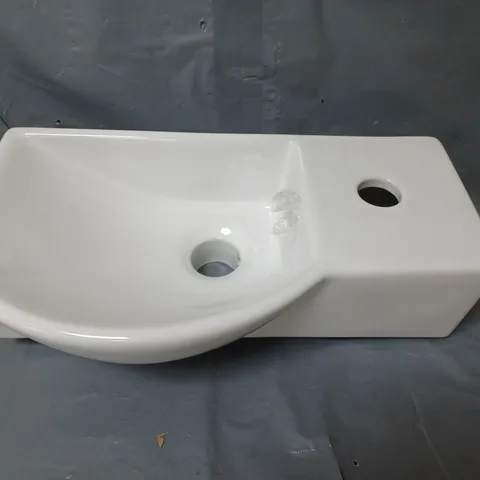 400MM MINI CERAMIC BASIN - WHITE