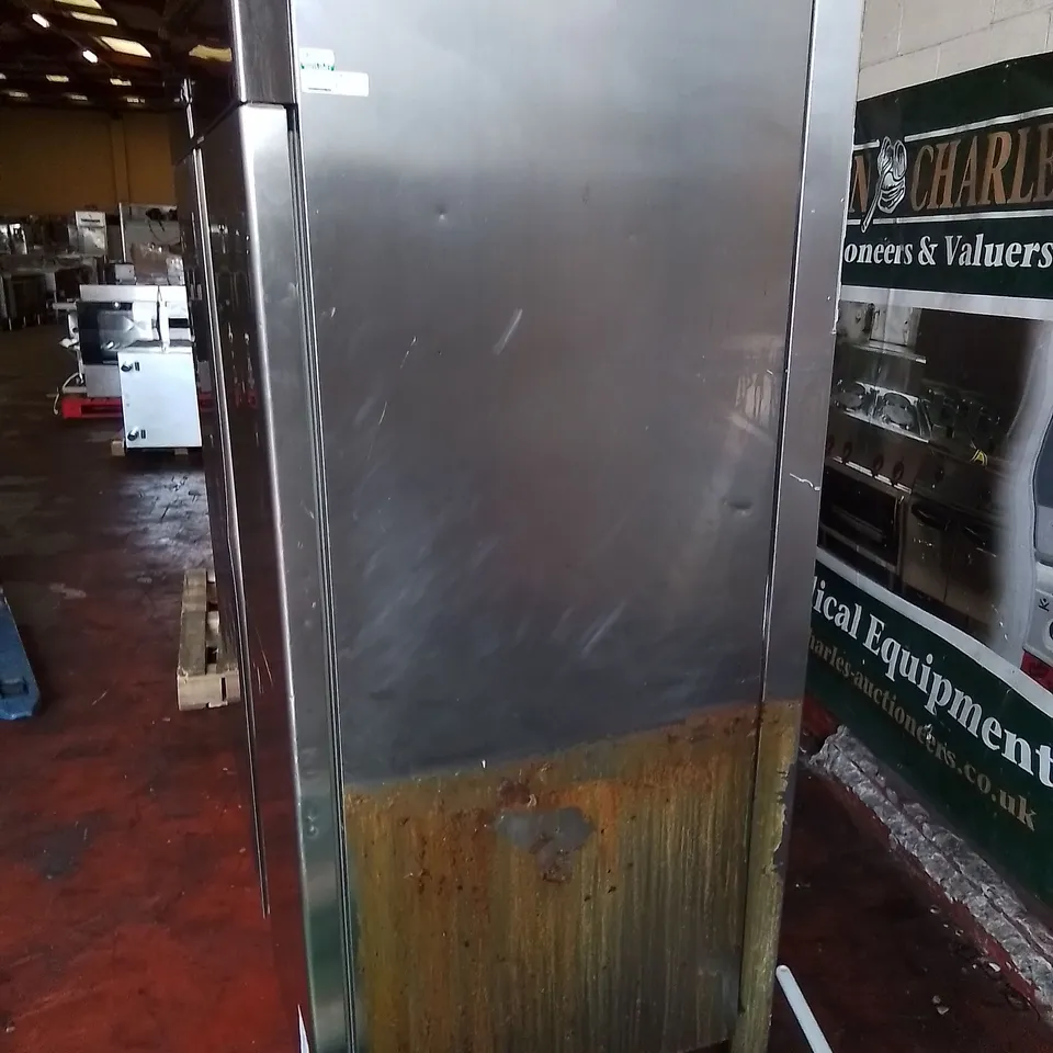 POLARIS COMMERCIAL SPA-TN-140 STAINLESS DOUBLE DOOR REFRIGERATED FOOD STORAGE UNIT