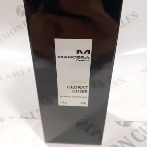 BOXED AND SEALED MANCERA PARIS INTENSE CEDRAT BOISE EXTRAIT DE PARFUM 120ML